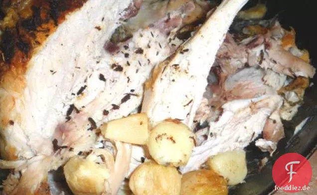 Ofengebratenes Cornflake-Huhn