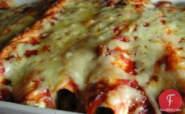 Cheesy Huhn Enchiladas