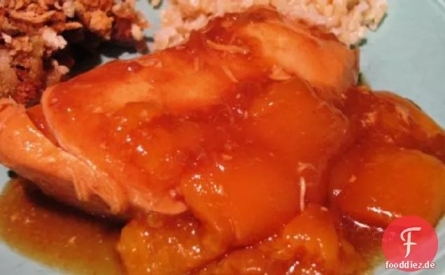 Pfirsich Huhn (Crock-Pot)
