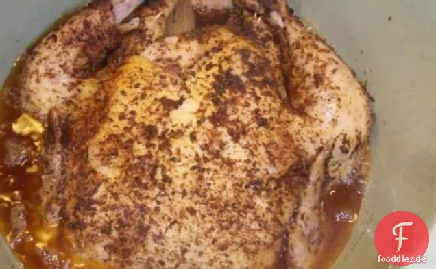 Rotisserie-Stil Huhn in der Crock Pot