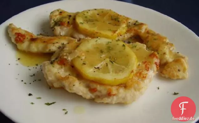 Zitronenhähnchen mit Weißwein und Petersilie Easy