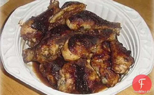 Gebratenes BBQ-Huhn mit Red Devil Rub