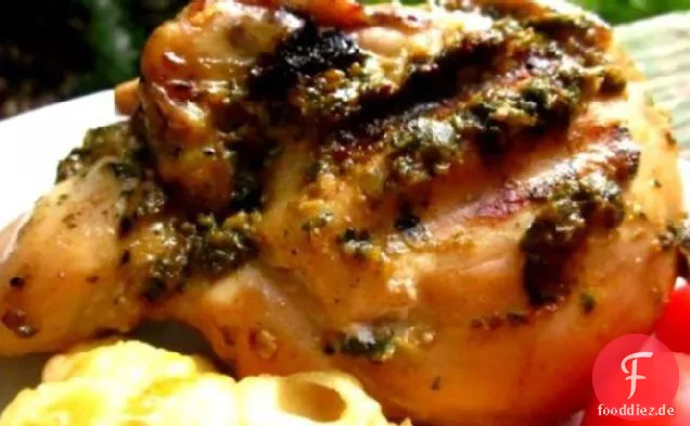 Gegrilltes Hähnchen mit marokkanischen Gewürzen