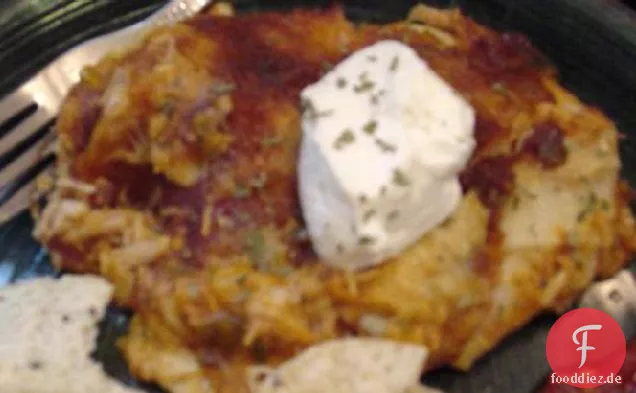 Crock Pot Huhn Enchilada
