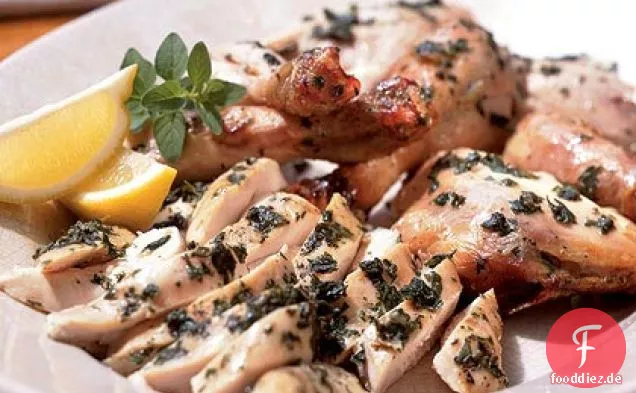 Gegrillte Kräuter-Hähnchen