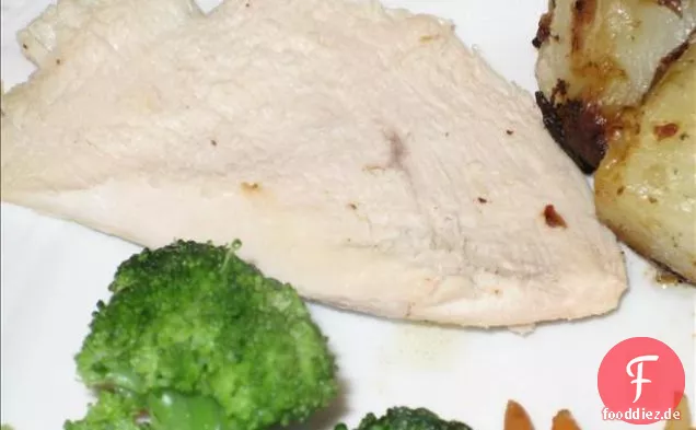 Geschmortes Huhn mit Zitrone und Honig