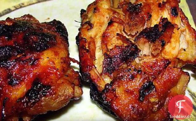 Bier gegrilltes Huhn
