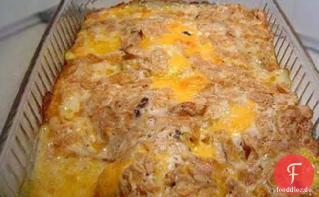 Cremiges Cornflake-Huhn