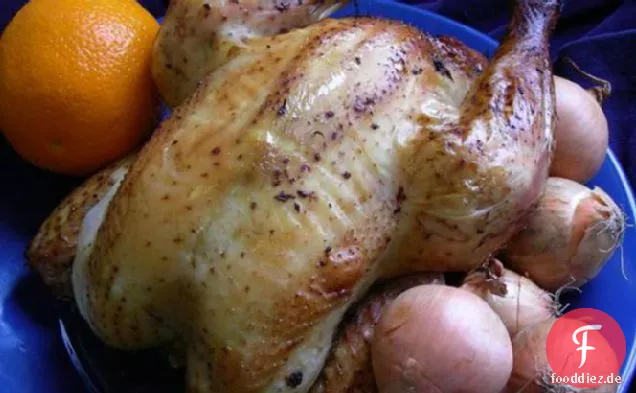Mein orangefarbenes Brathähnchen