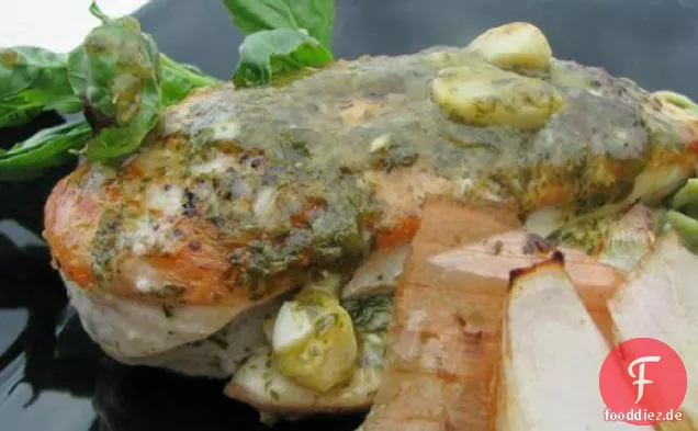Zitrone Estragon Huhn