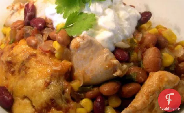 Mexikanischer Hühnchen-Auflauf