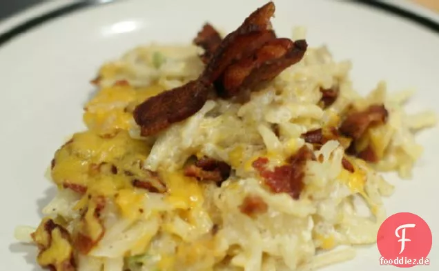 Speck und Hash Browns Kasserolle