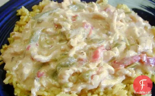 Türkei Konfetti in cremiger Chilisauce