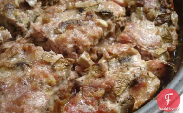 Hackbraten auf dem Grill