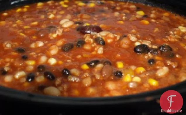 Slowcooker Türkei Chili