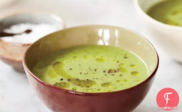 Zucchini-und-Brunnenkresse-Suppe
