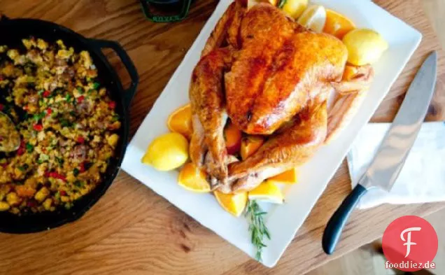 Granatapfel-Salzbraten Truthahn Rezept