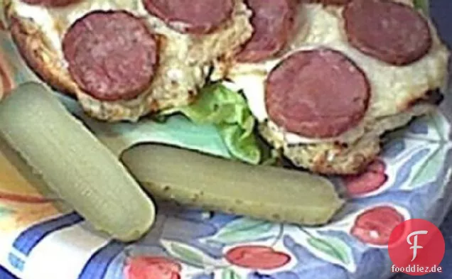 Sauerkraut & Kielbasa Gegrilltes Sandwich