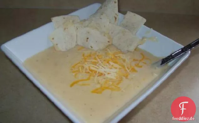 Übrig gebliebene Truthahn & Käse cremige Suppe