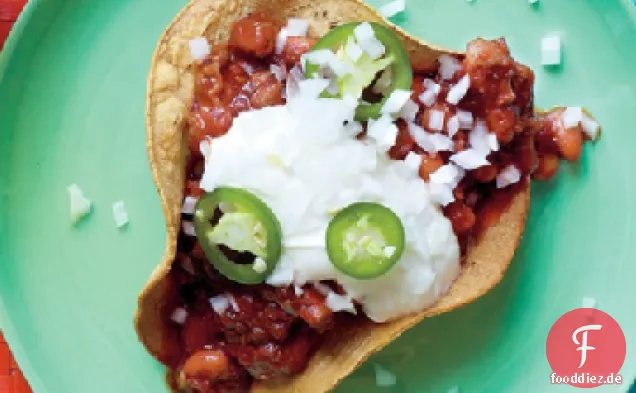Türkei Chili in Tortilla Tassen