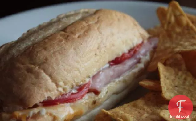 Gebackene italienische Sub Sandwiches