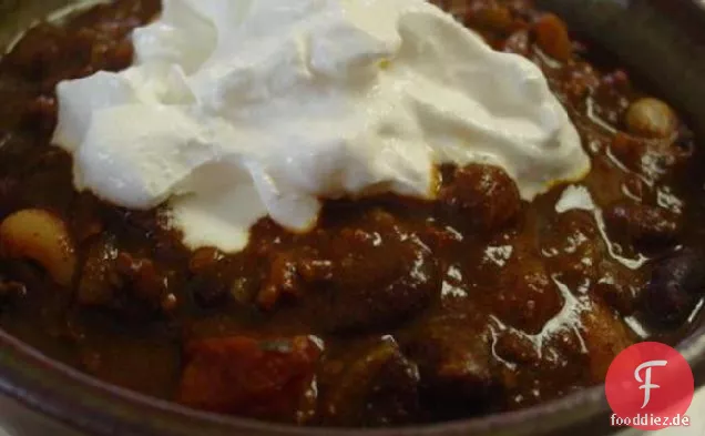 Türkei Chili Mit Weißen Bohnen