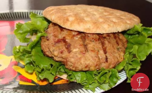 Kinderfreundliche Truthahn Burger