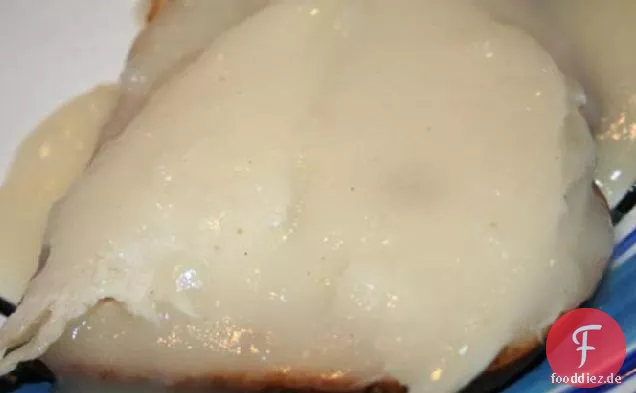 Offenes Gesicht Hot Turkey Sandwich (fettarm)