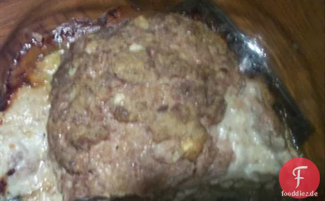 Hintern hässlich, aber lecker Hash Braune Kartoffel gefüllte Hackbraten