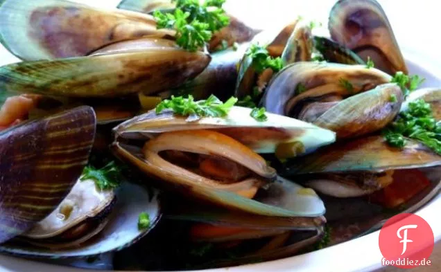 Spaghetti Con Cozze E Pomodoro (Muscheln und Tomaten)