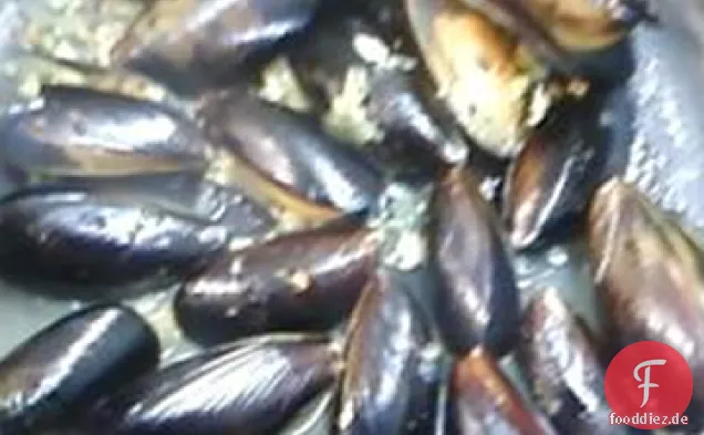 Gedämpfte Muscheln mit Curry