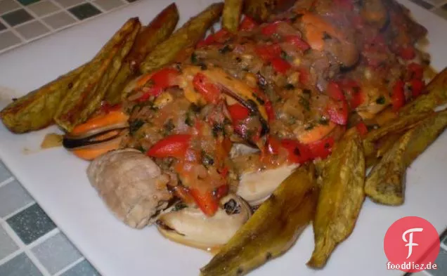 Schweinefilet Mit Muscheln (Lomo De Porco Com Amêijoas)