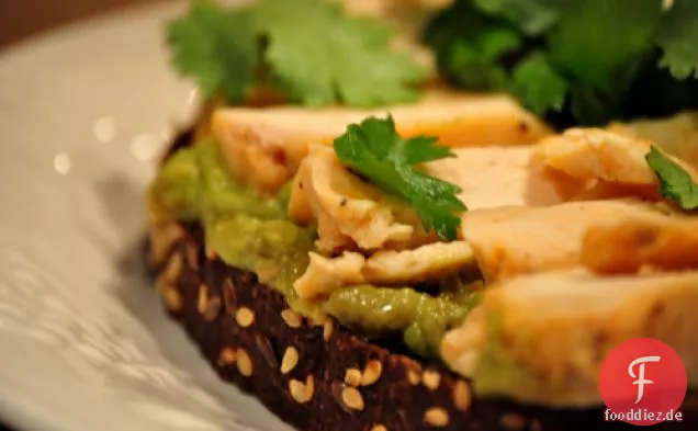 Tofu Toast Mit Endivien Brunnenkresse Guacamole