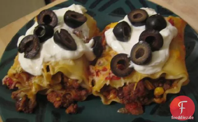 Beefy Nudel Roll-Ups