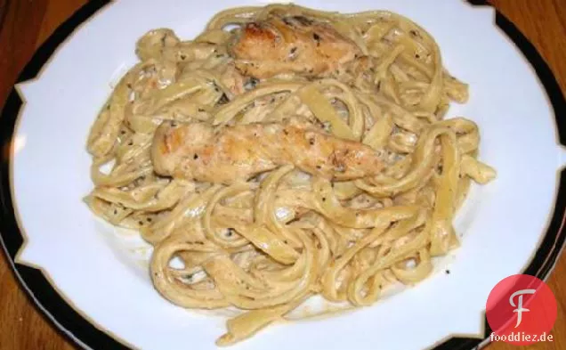 Roter Hummer Cajun Huhn Pasta