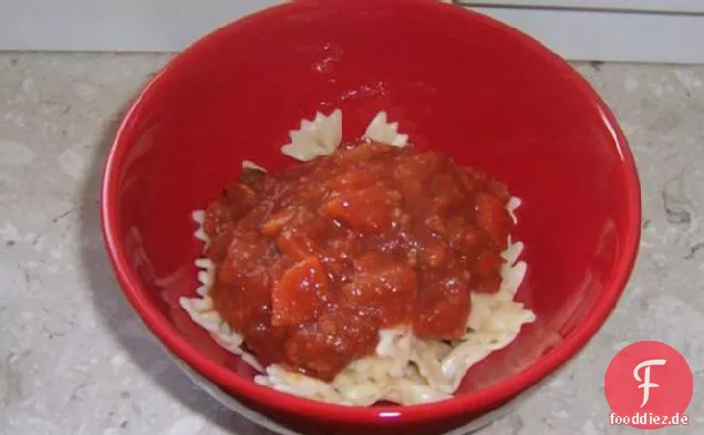 Pasta-Sauce Mit Rotwein