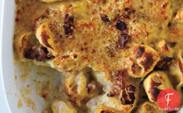 Gebackene Tortellini mit Speck