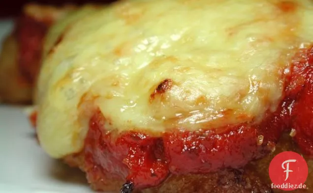 Mein Huhn Parmigiana Mit Hausgemachter Pasta Sauce