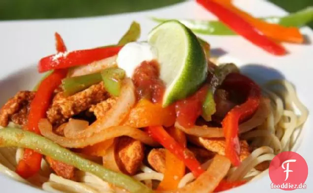 Huhn Fajita Pasta