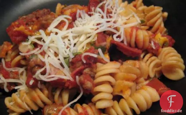 Wurst Pasta Backen