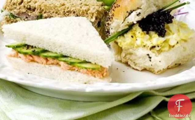 Roastbeef, Senf & Brunnenkresse Sandwiches