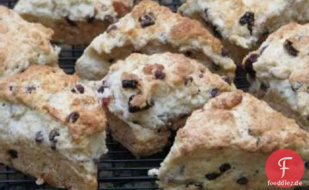 Schokolade-Chip-Toffee Scones