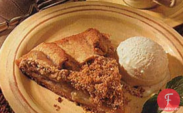 Birnen-Croustade mit Haselnuss-braunem Zucker-Topping