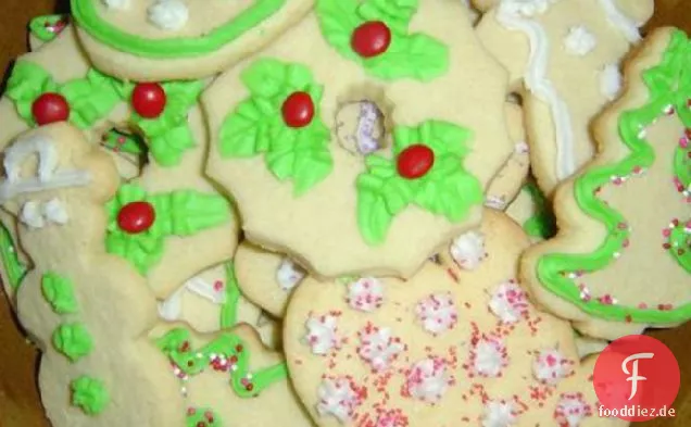 Elaine ' s Holiday Cut-out Sugar Cookies - Weihnachten