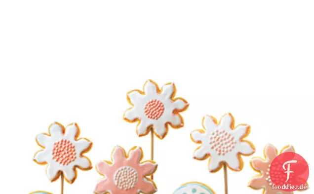 Blumen-Zucker-Kekse