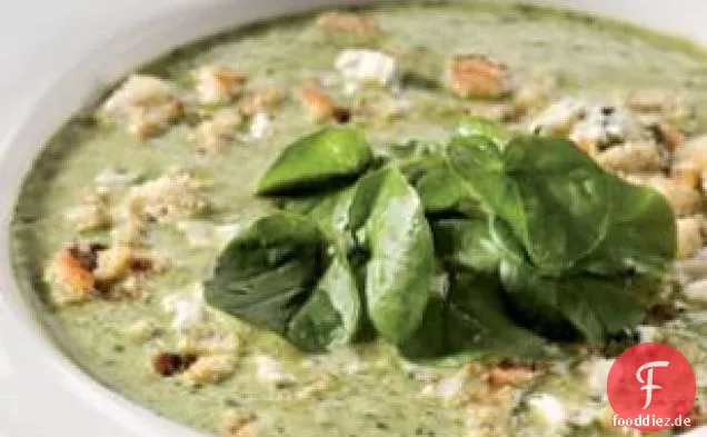 Cremige Brunnenkressesuppe