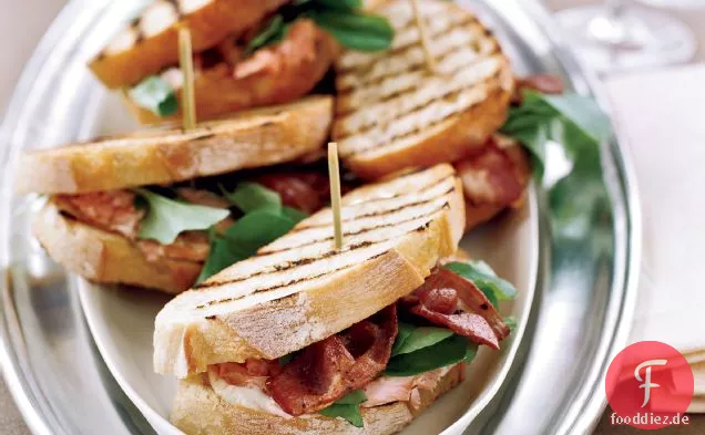 Gegrillter Lachs Sandwiches