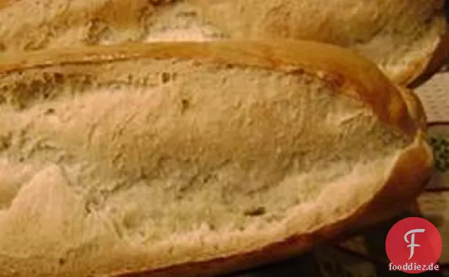Italienisches Brot mit einer Brotmaschine