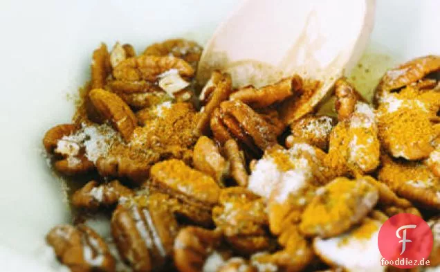 Gezuckerte Curry-Pekannüsse