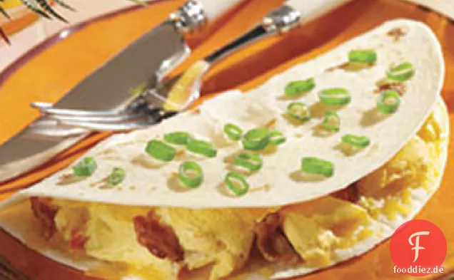 Knuspriges Frühstück Quesadilla